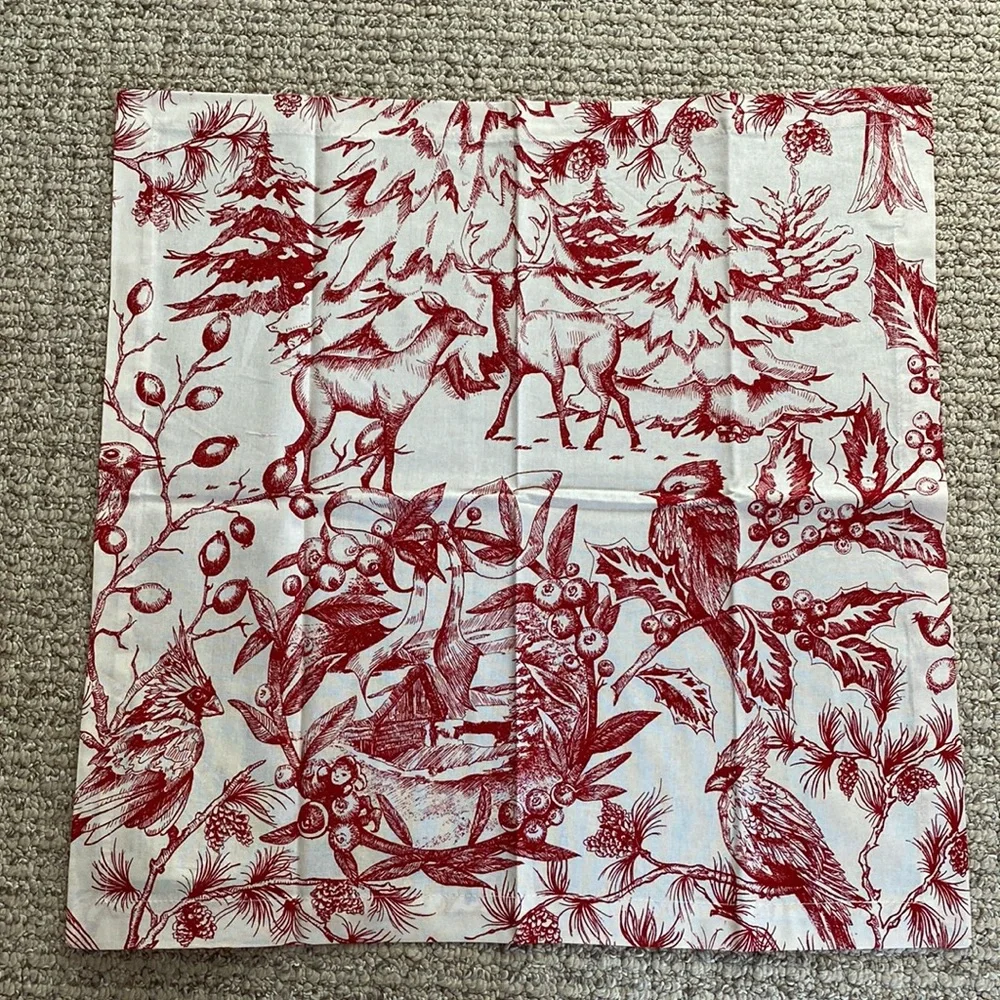 Williams Sonoma 100% Cotton Napkins - Set of 4